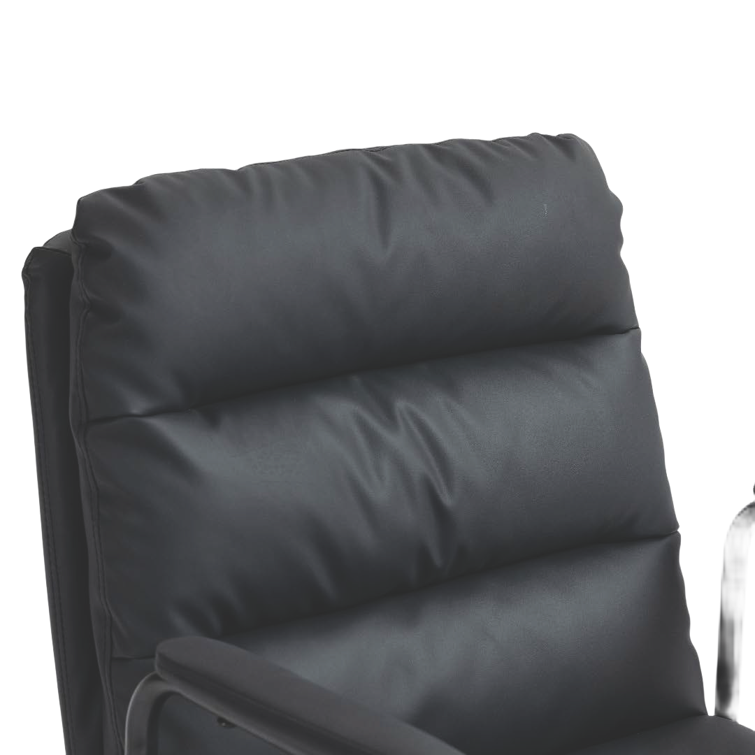 Alldo Faux Leather Office Chair -Black