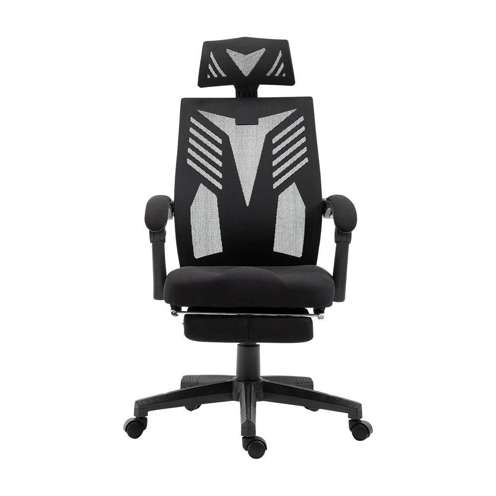 Artiss Mesh Office Chair Recliner Black