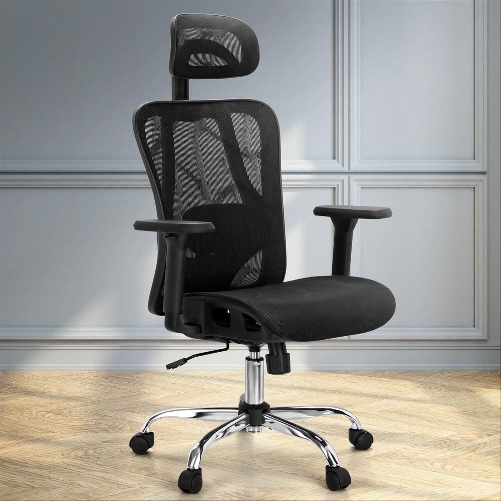 Artiss Ergonomic Office Chair Recline Black