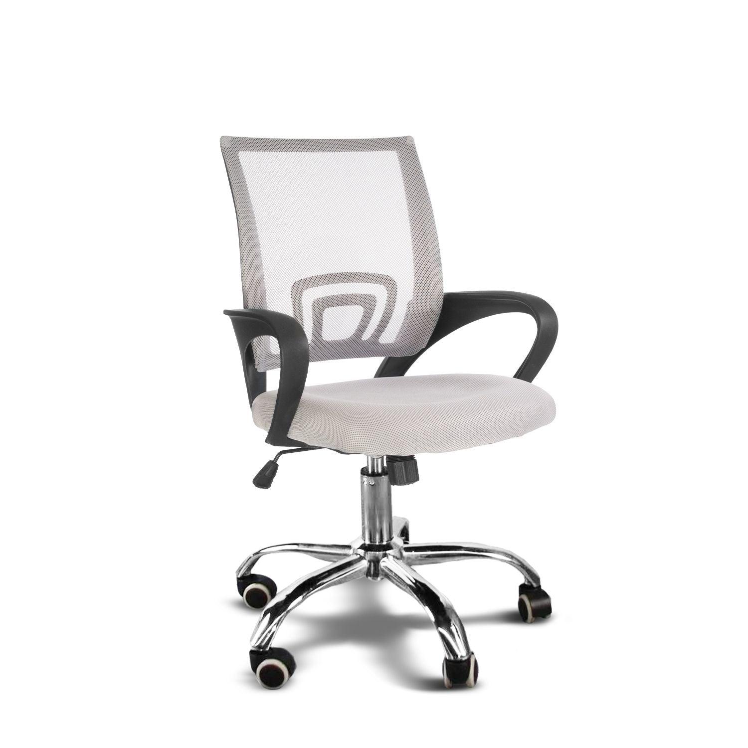 EKKIO Ergonomic Office Chair with Breathable Mesh Design and Lumbar Back Support (Grey)