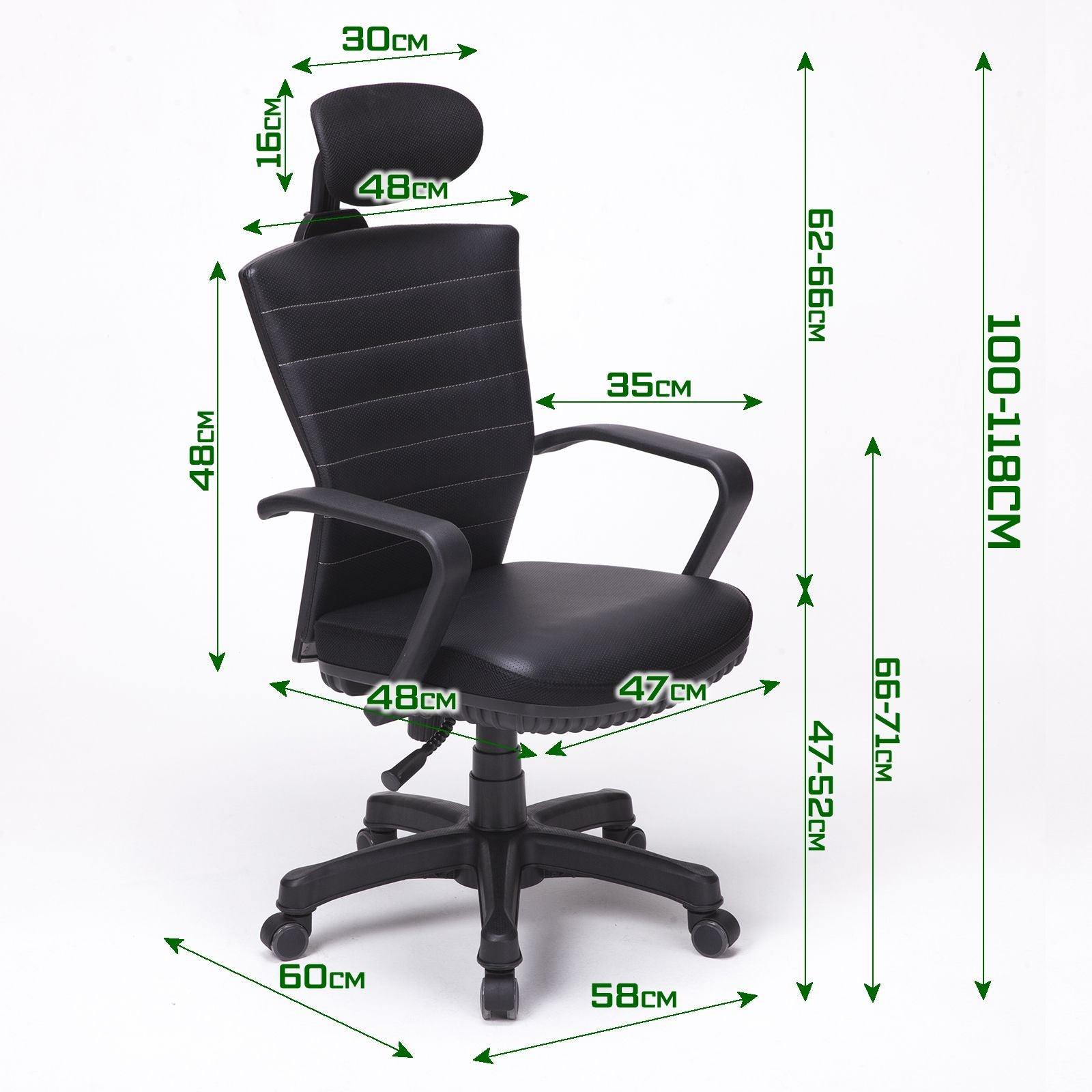 Ergonomic Korean Office Chair COZY BLACK