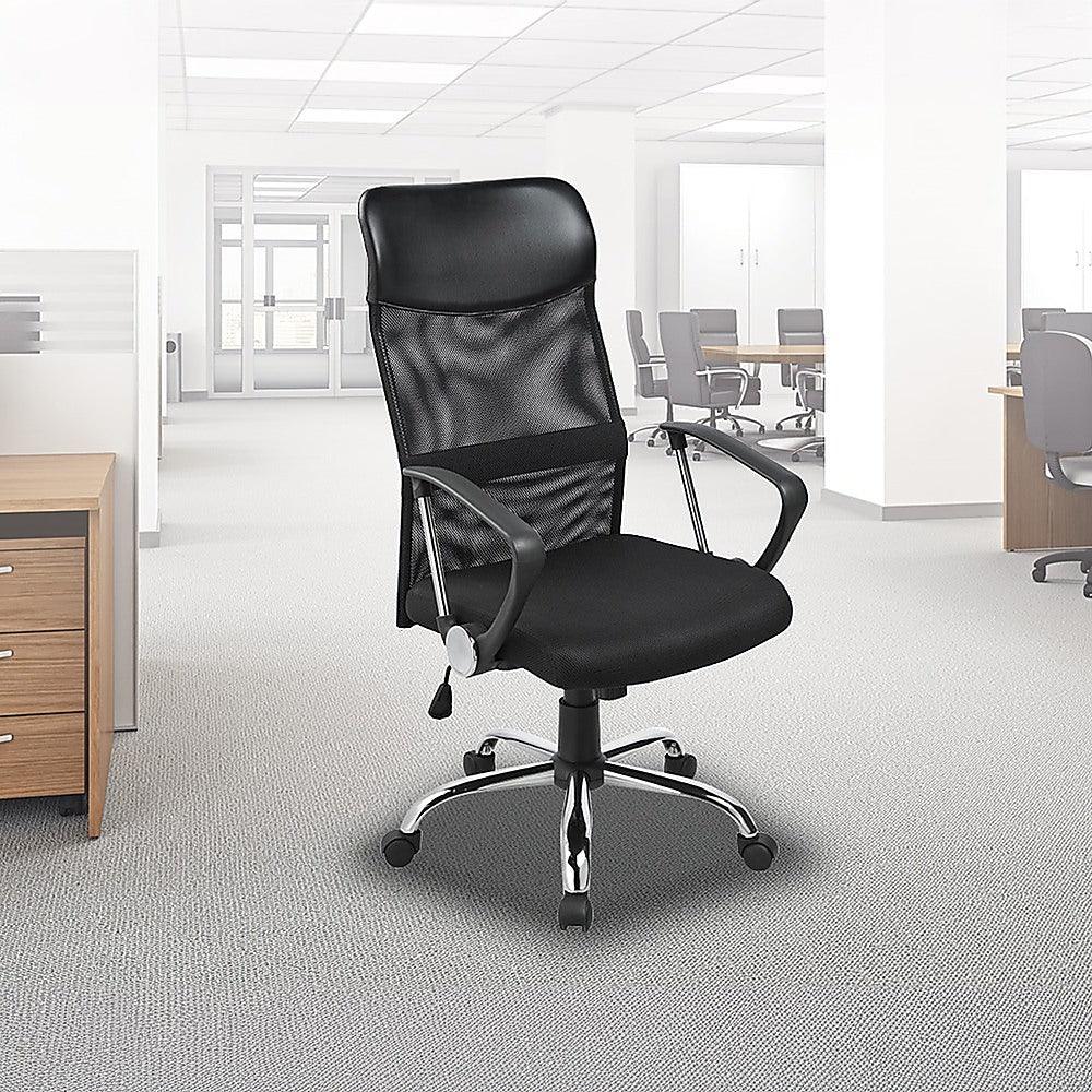 Ergonomic Mesh PU Leather Office Chair