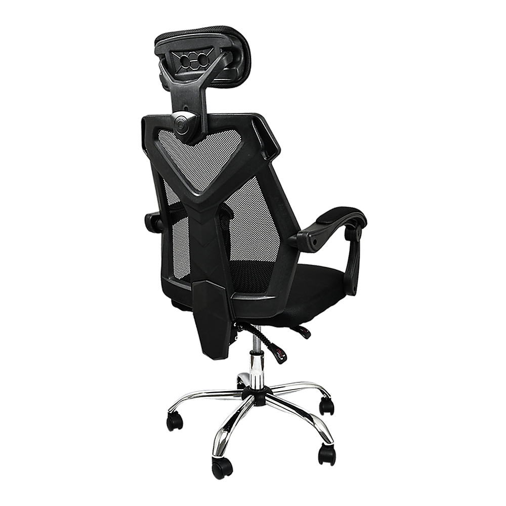 Office Chair Gaming Computer Chairs Mesh Back Foam Seat - Black