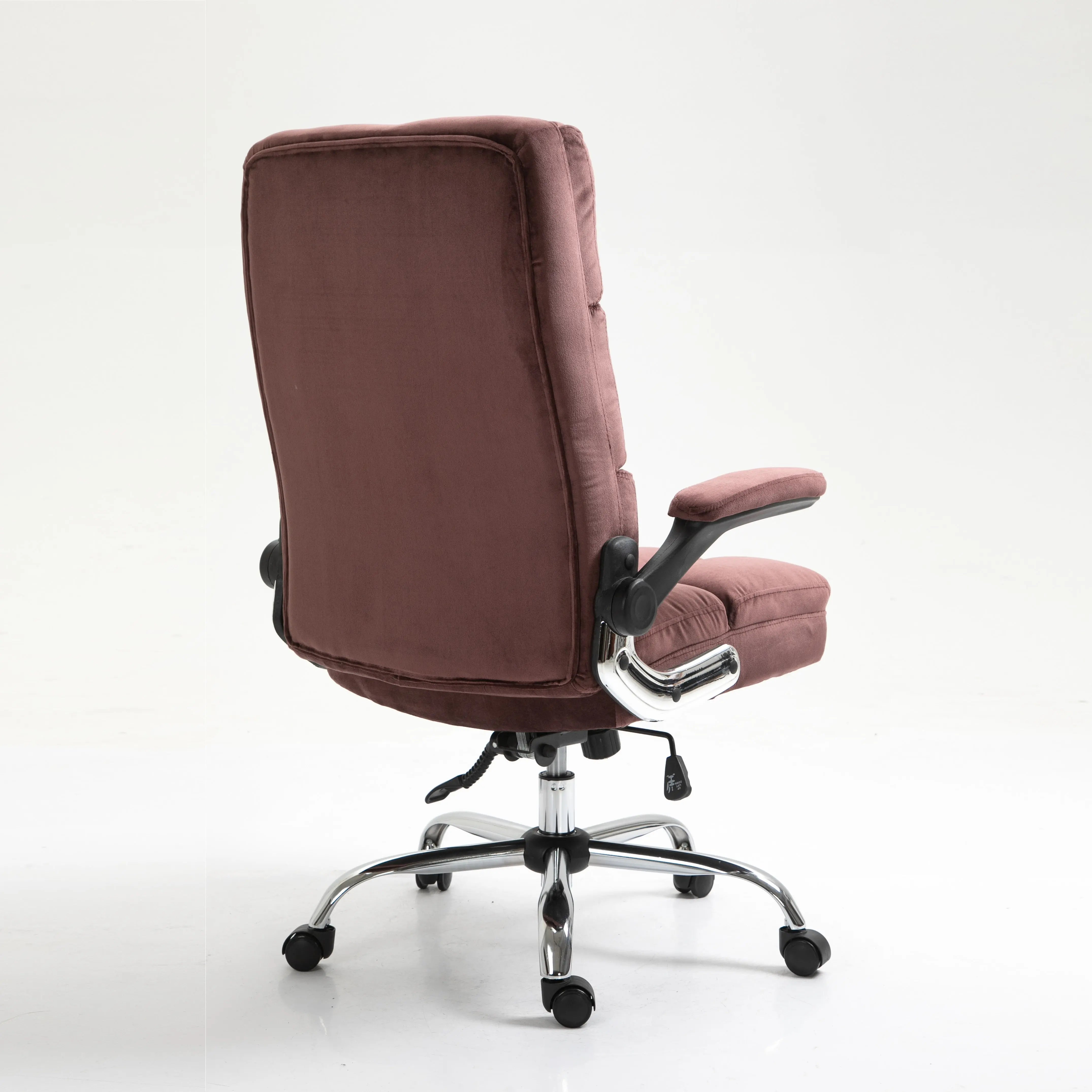 Velvet Office Chair -Brown Aaden Furniture